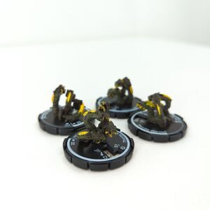 Mage Knight Throttle Worms Sinister #016 Yellow Spawn VTG 2002 Bundle Lot 4 CMG